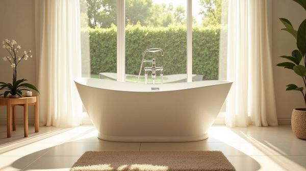 Optimiser le bain sécurisé avec les meilleures baignoires sur pied