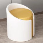 Fauteuil Pouf Scandinave Blanc