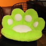 Fauteuil Pouf Patte de Chat Vert