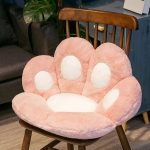 Fauteuil Pouf Patte de Chat Rose