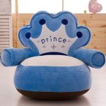 Fauteuil Pouf Prince Bleu Foncé