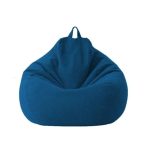 Pouf Poire Ado Bleu