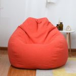 Pouf Poire Adulte Rouge pastèque