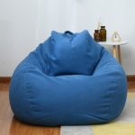 Pouf Poire Adulte Bleu