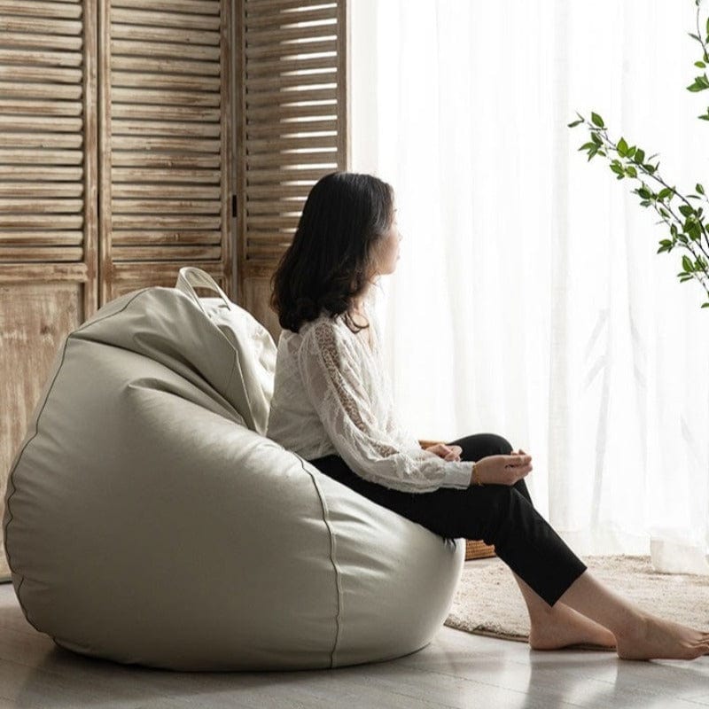 Pouf Poire Simili Cuir