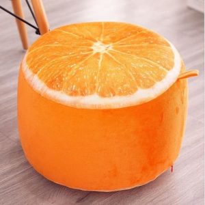 Pouf Poire Enfant Orange