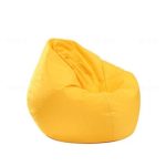 Pouf Poire de Jardin Jaune