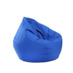 Pouf Poire de Jardin Bleu