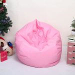 Pouf Poire de Jardin Rose