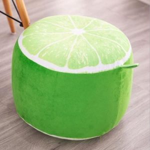 Pouf Poire Enfant Citron Vert